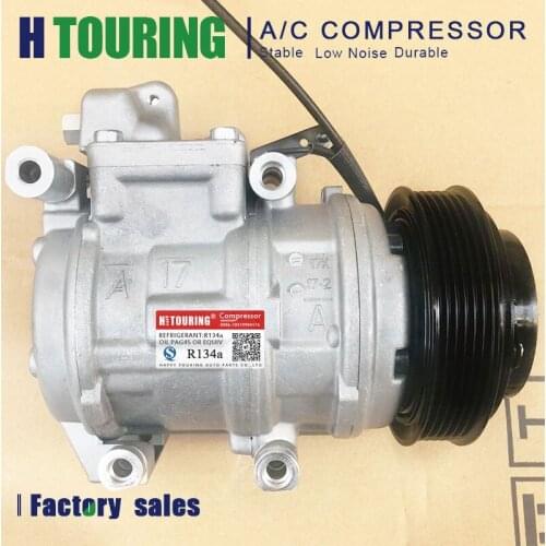 Auto AC Air Compressor for SsangYong Actyon 2.0L 2.3L 2005-2010 Kyron 2.0L 2.7L 2012 DF17 12 OEM 6652300511 66523-00311 JP003392