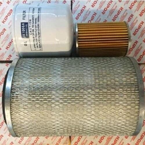 Free Shipping air cartridge KDE60ST Oil Filter KD4105-1013110 Fuel Filter KD6105-1105110 Air filter element Suit for KDE60SS3
