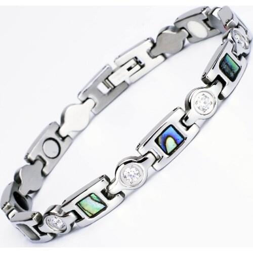 Bio Energy Bracelet with 3 Smart Buckles Magnet Bracelet Health Care Elements Gold Bracelets For Women Girlfriend Gift