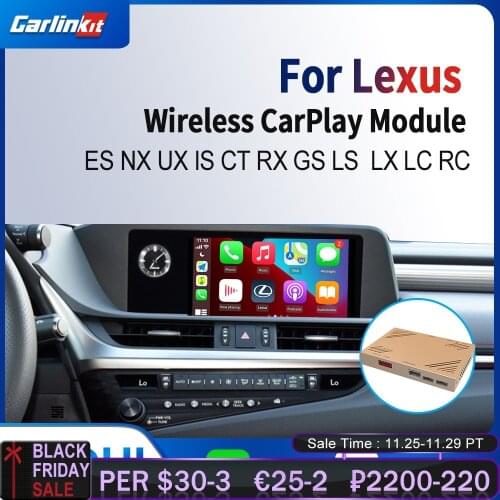 Carlinkit Decoder Wireless Apple CarPlay Android Auto For Lexus GS LS ES IS UX LX RC Navigation Multimedia AriPlay Mirror IOS 14