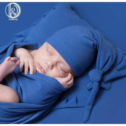 D&J Newborn Cute Long Tail Hat Photography Props Baby Boy Girl Photo Props Infant Photography Outfits Accessories Baby Pictures