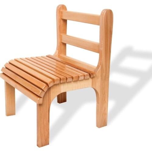 Montessori Furniture Wooden Chair for Kids Baby Infant Toddler Customized Size Available Preschool Early Educational Equipment