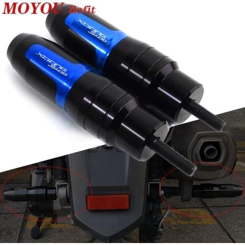 For KYMCO XCITING 400 S400 XCITINGS400 2017 2018 2 Motorcycle CNC Frame Crash Pads Exhaust Sliders Crash Protector Hot Sale