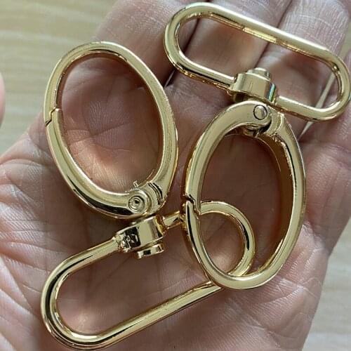 METAL SWIVEL TRIGGER SNAP HOOK KEYCHAIN BELT CLIP 60 MM