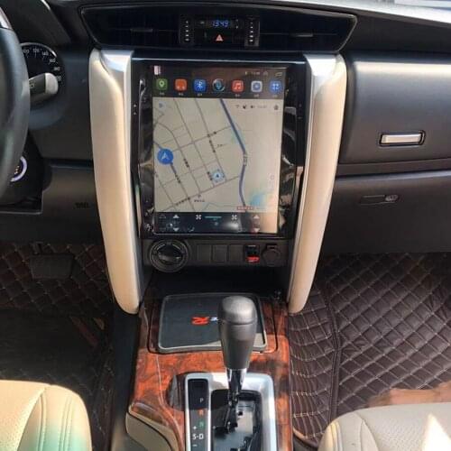 12.1inch Tesla Screen Stereo Multimedia For TOYOTA Fortuner HILUX Revo 2016-2022 Radio Android GPS Carplay Car Video Player