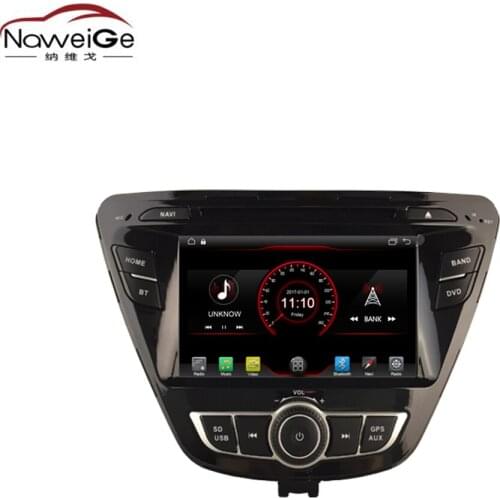 NaweiGe 7Inch Android quad core MTK 9.1 2+16GB Car dvd for HYUNDAI ELANTRA 2014 Autoradio GPS Navigation Car Multimedia players