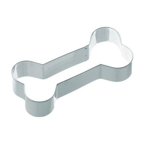 New Lovely Dog Bone Shape Cookie Cutter-Silver Cut Outs Mold For Party