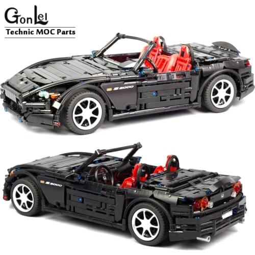NEW Arrivals MOCs Racing Car S2000 AP2 MOC 24500 Compatible with High-Tech Racing MOC Building Blocks Bricks Model DIY Toys