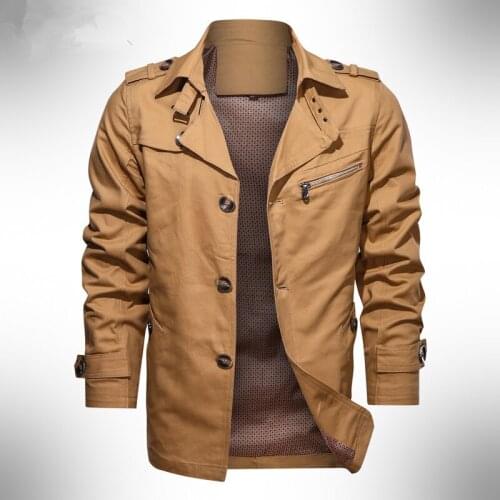 Autumn Jackets Men Military Cargo Jackets Tactical Air Force Business Male Coat Pilot Bomber Jackets Outwear Men Brand Clothing