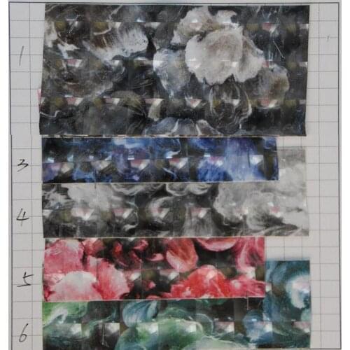 Manufacturers PVC artificial leather luggage bags leather cat eye flowers 3D flowers fabric high quality smooth surface leather