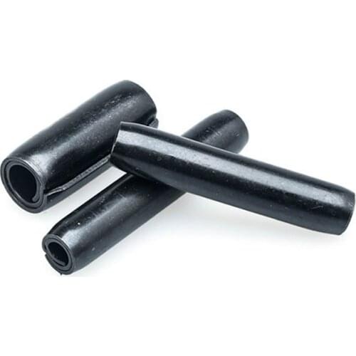 30pcs M2 65 manganese steel coiled elastic cylindrical pins roll type pin spiral dowels opening dowel GB879.4 6mm-18mm length