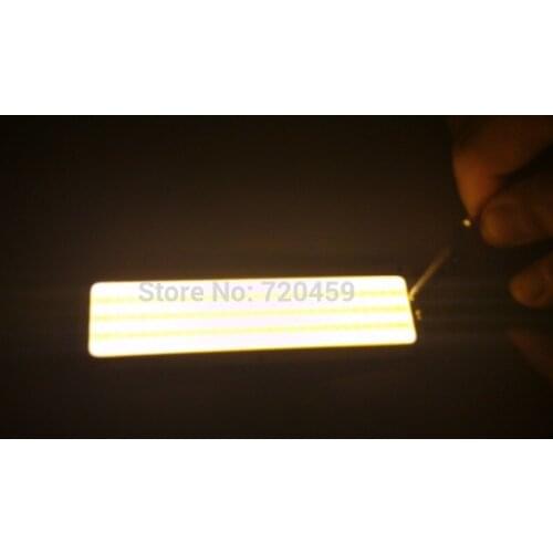 LED surface emitting COB light strip lamp lamp panel of DRL integrated 12-14V lamp strip surface plate 120x36mm DIY white
