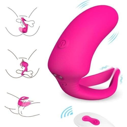 G-spot Clitoris Anal And Penis Stimulation Silicone Waterproof Rechargeable Vibrators Massager Sex Toys For Men Women Couples