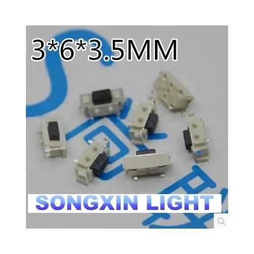 XIASONGXIN LIGHT 200PCS SMT 3X6X3.5MM Tactile Tact Push Button Micro Switch Momentary ROHS high quality 3 * 6 * 3.5 mm