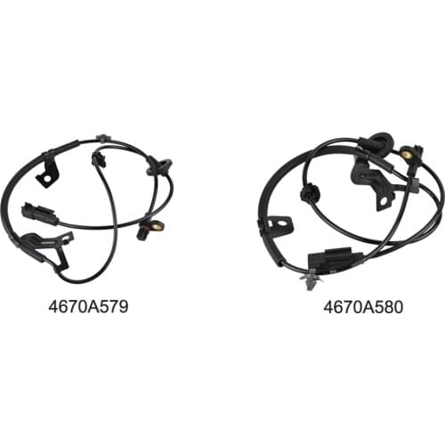 2pcs 4670A579 4670A580 New ABS sensor Wheel speed sensor Rear Axle For Mitsubishi ASX Van LANCER Saloon OUTLANDER III 2007-2012