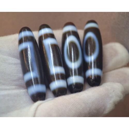 12 * 49mm Natural Agate Old Crater Horseshoe Pattern Weathered Eye Teeth Heaven And Earth Beads Necklace Pendants Acce