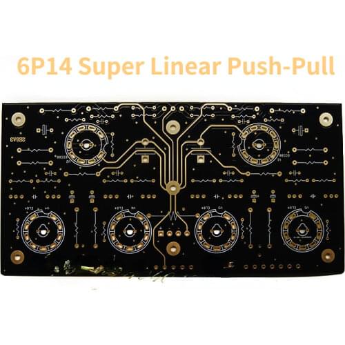 6N11+6P14 Power Amplifier Board 6P14 Push-pull Pcb Empty Board