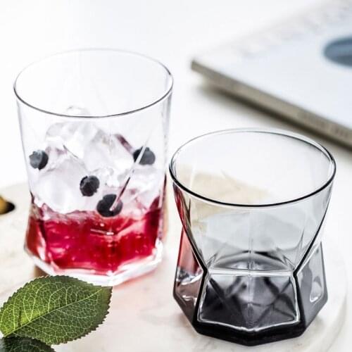 Irregular Whisky Wine Glass Heat-Resistant Creative Gifts Juice Crystal Wine Glass European-style Copas De Vino Drinkware DE50JB
