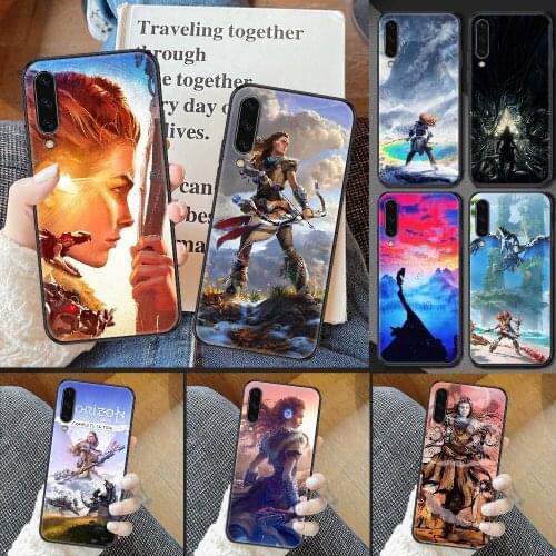Game Horizon Zero Dawn Phone case For Samsung Galaxy A 3 5 7 8 10 20 21 30 40 50 51 70 71 E S 2016 2018 4G black silicone back