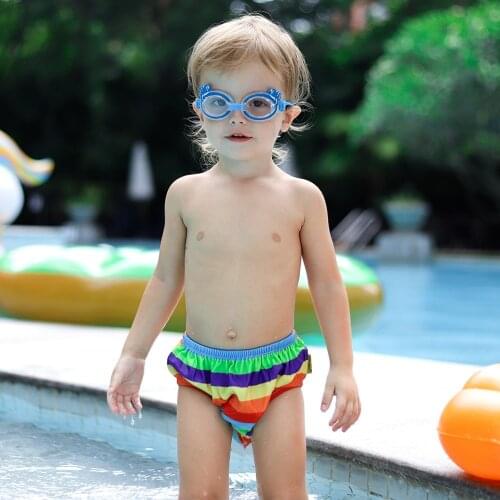 Baby Swimwear Waterproof Kids Swim Diaper Pool Pant Boys Girls Nappy Panties Reusable Swimming Trunk Toddler Potty Underwear