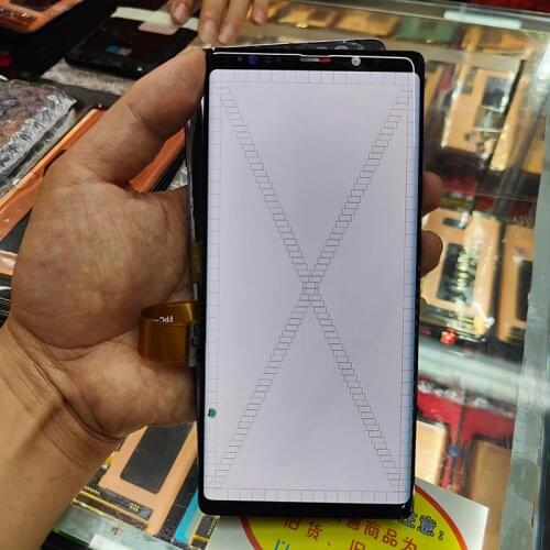Green Dot Original For Samsung Galaxy note 9 Display Screen Touch Digitizer Assembly For Samsung Note 9 LCD Screen With Frame