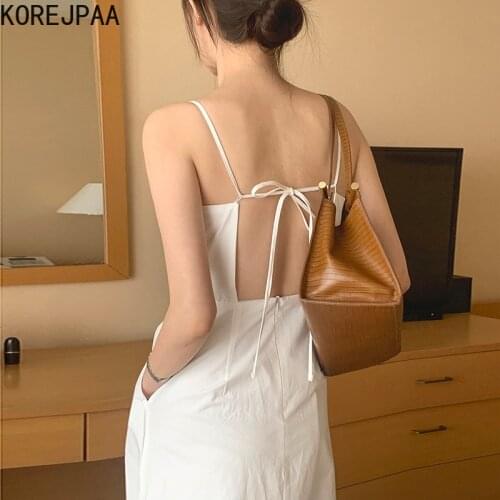 Белые летние платья Korejpaa China At AliExpress