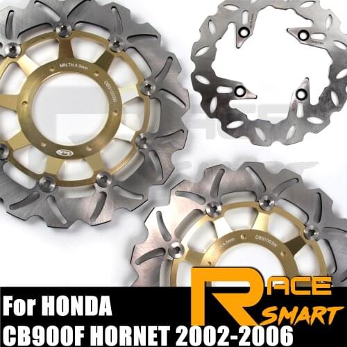 Motorcycle CNC Floating Front Rear Brake Disc Disk Rotor For HONDA CB900F HORNET 2002-2006 CB900 F CB 900F Hornet 2003 2004 2005