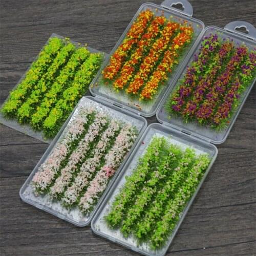 2021 New Model Scene Terrain Production Simulation Flower Cluster Wild Rose DIY Micro Landscape Material