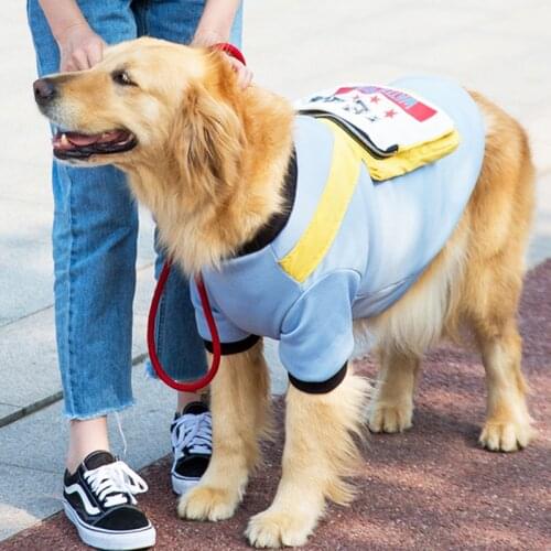 Pet Clothes Dog Sweatshirt With Schoolbag Pet Casual Coat Autumn Clothes Jacket For Medium Large Dogs Cats Pet Fashion Clothes