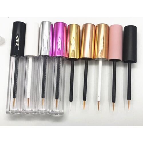 30pcs 3ml Empty Liquid Eye Liner Transparent Tube False Eyelash Glue Bottle Eyeliner Container Make Up Tube