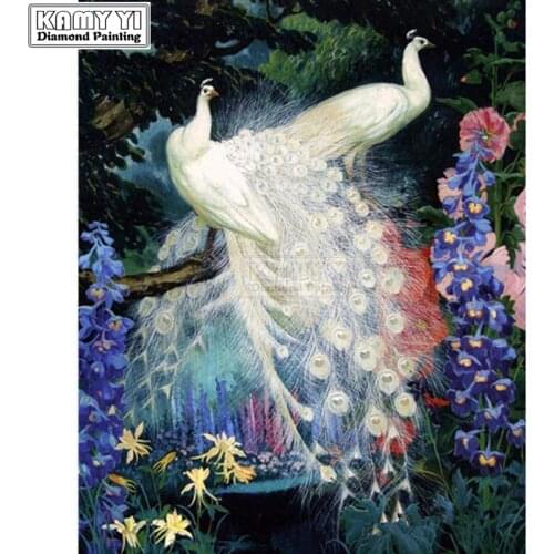 Needlework Full Diamond Embroidery peacock 5D Diamond Painting cross stitch Diy Diamond Mosaic Square Rhinestones LK1