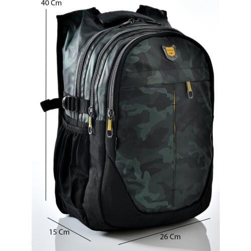 2235 camouflage Pattern School Backpack Khaki