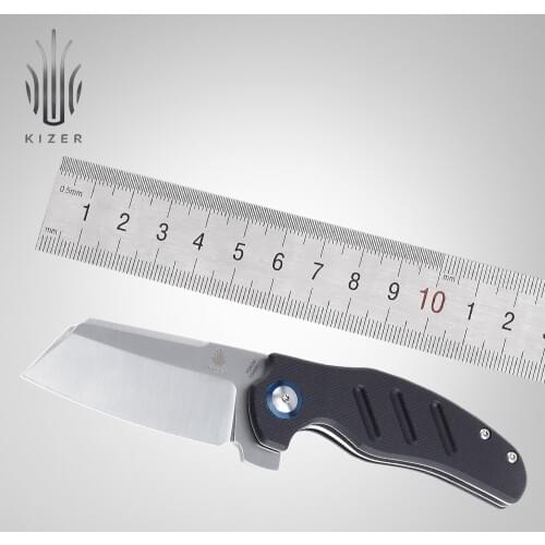 Kizer Folding Pocket Knife V3488 C01C Mini Sheepdog Small EDC Survival Knife Outdoor Bushcraft Tactical Knife Hunting Tool