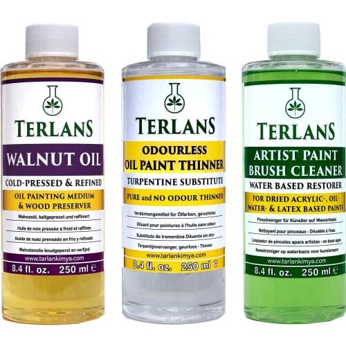 Oil Paint Mediums 3 x 273 ml