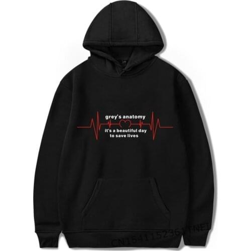 Grays Anatomy Hoodie Men Pullover Hoody Streetwear Coat Print Greys Anatomy Gifts Daily Casual Hooded Tops