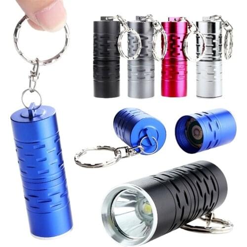 Ultra Light 2000 Lumen T6 Mini Keychain LED Flashlight Torch Lamp 3Modes Camping Hunting Emergency Lanterna