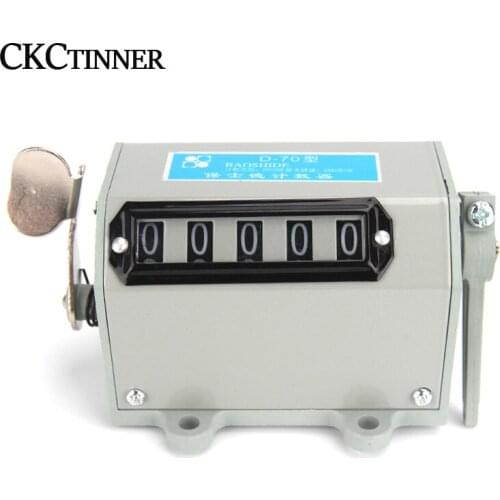 D-70 Pull Type Counter Punch Machine Design Mechanical Counter Totalizing Pull Counter Resettable Digital Punch Counter