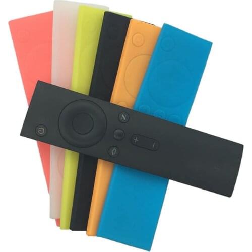 2PCS Soft Silicone TPU Protective Case Remote Colorful Rubber Cover Case for Xiaomi Remote Control Mi TV Box