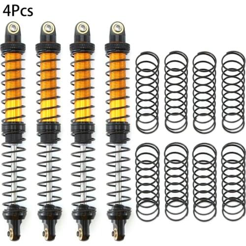 2Pcs RC Rock Crawler Metal Oil Suspension Shocks Absorber 70mm-120mm For Scx10 D90 Wraith Trx-4 90046 RC Car
