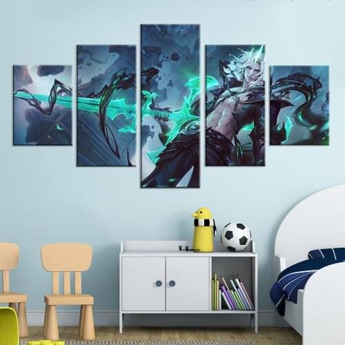 5 Piece Ruined King League of Legends Fantasy Video Game Cool Wall Decor Art Print Poster-NO Frame