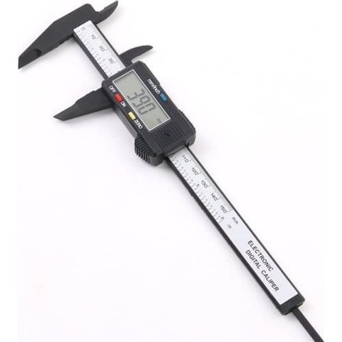 Vernier caliper 150mm 6 inch LCD Digital Electronic Stainless Steel Carbon Fiber Gauge Micrometer Measuring Tools