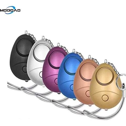 Safety Sound Personal Alarm 140DB Car Key Ring Alarm Keychain with LED light Emergency Safety Alarm for Ladies Men Children