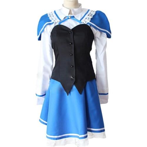 Brdwn Absolute Duo Unisex Julie Sigtuna Cosplay Costume (Top+Skirt+Vest+Tie)
