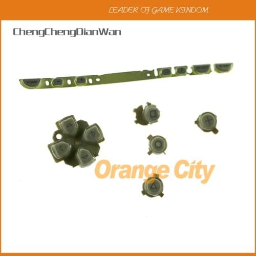 ChengChengDianWan Multi color Left Right Buttons Key pad Set Repair buttons for PSP 1000 PSP1000 Slim Console 10sets/lot