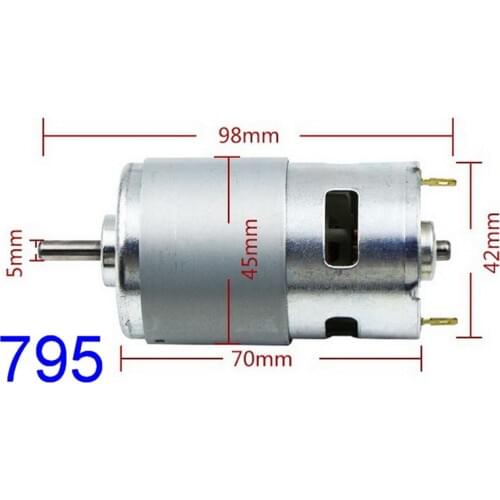 RS-795 DC 6V-18V 12V 10500RPM High Speed High Power Large Torque Drill&Screwdriver/Garden Electric Tools Motor Ball bearing