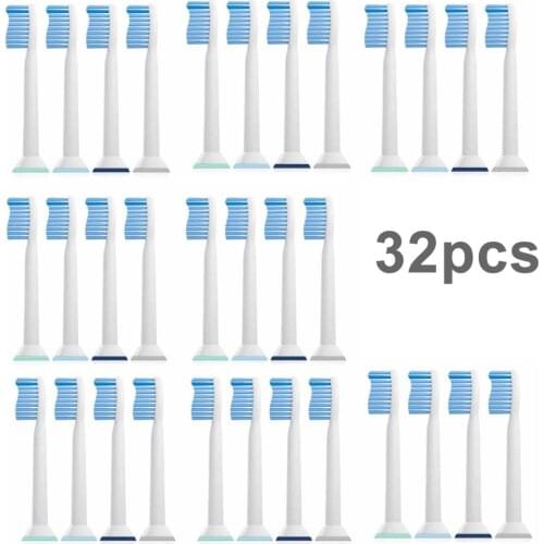 24PCS hx6054 6064 Sensitive Oral Toothbrush Electric Toothbrush Replacement Heads For Ph Soni care Sensitive Easy Diamond Clean