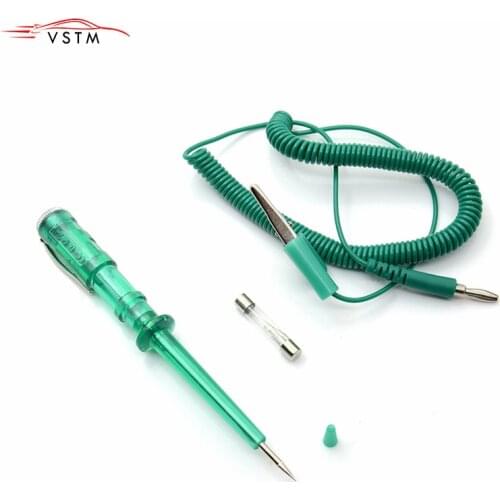 Car Styling Circuit Test Leads DC 6V 12V 24V Voltage Auto Vehicle Lighting Test Diagnostic Ignition Tester Car RepairTools