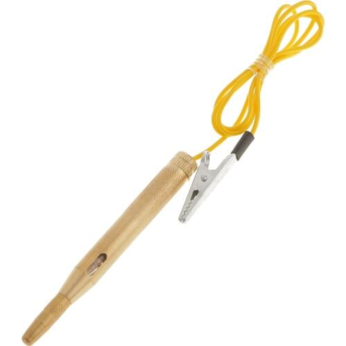 Auto Car Motorcycle Circuit Tester 6V 12V 24V Test Voltmeter with Light