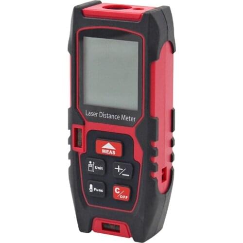 Lazer Distance Meter Digital Level Bubbles Lazer Rangefinder Battery-Powered Handheld Distance Measurer