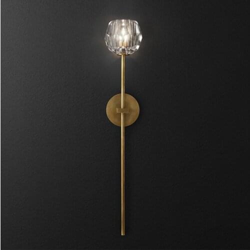 Loft wall lamp wall lamp glass ball aisle corridor dining room lampara pared espelho
